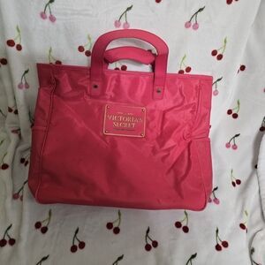 Victoria's Secret Fuchsia Tote Bag